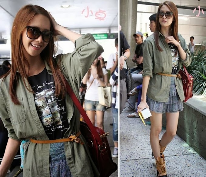 SNSD Yoona Airport Fashion
