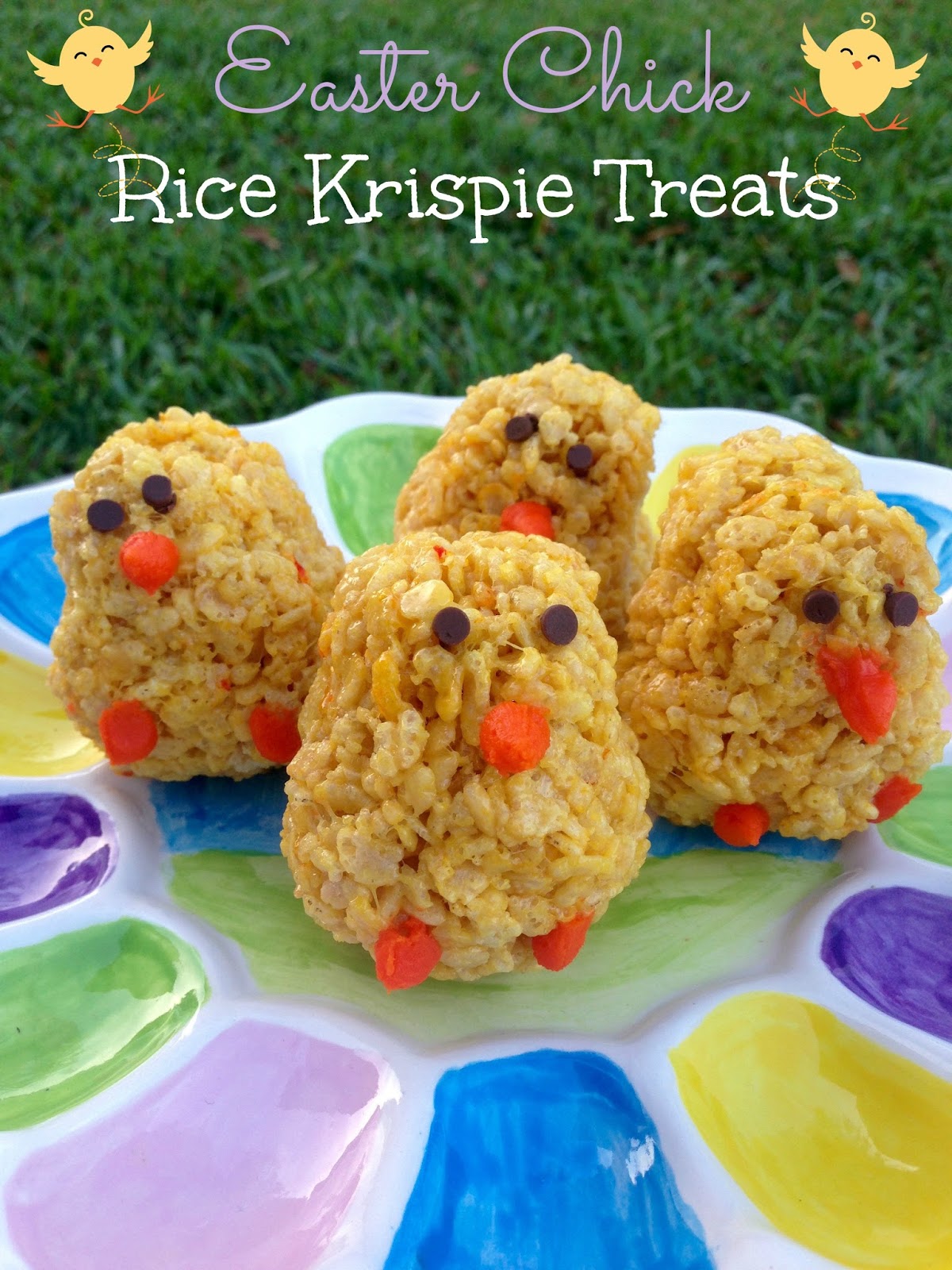 Easter Chick Rice Krispie Treats
