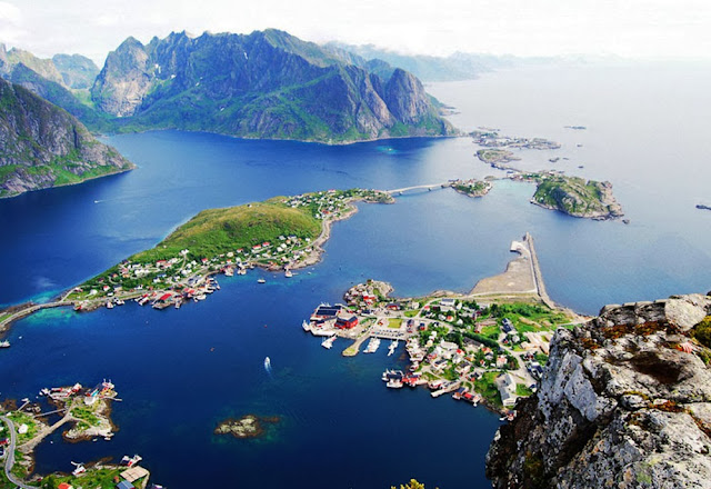 Vista do Monte Reinebringen – Noruega
