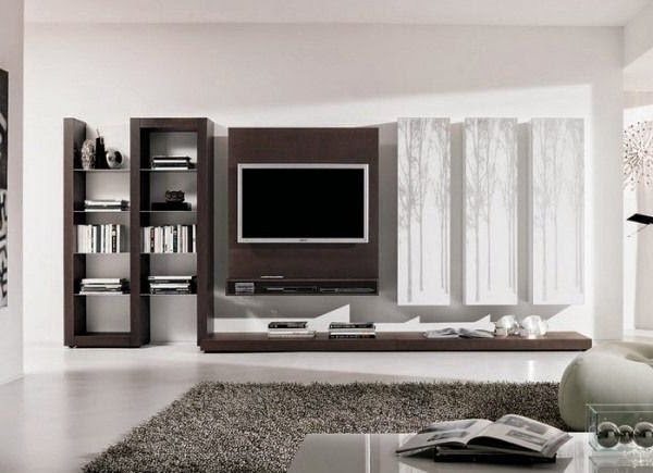 Modern TV wall &#8211; for a more pleasant evening!