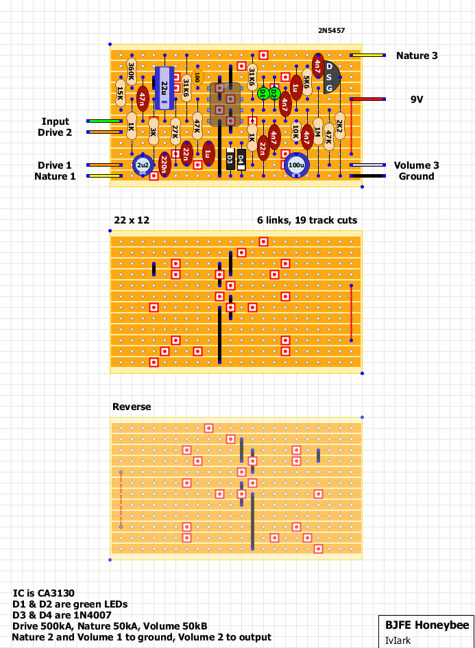 StompBoXed The Guitar Pedal Builders Repository BJFE HoneyBee