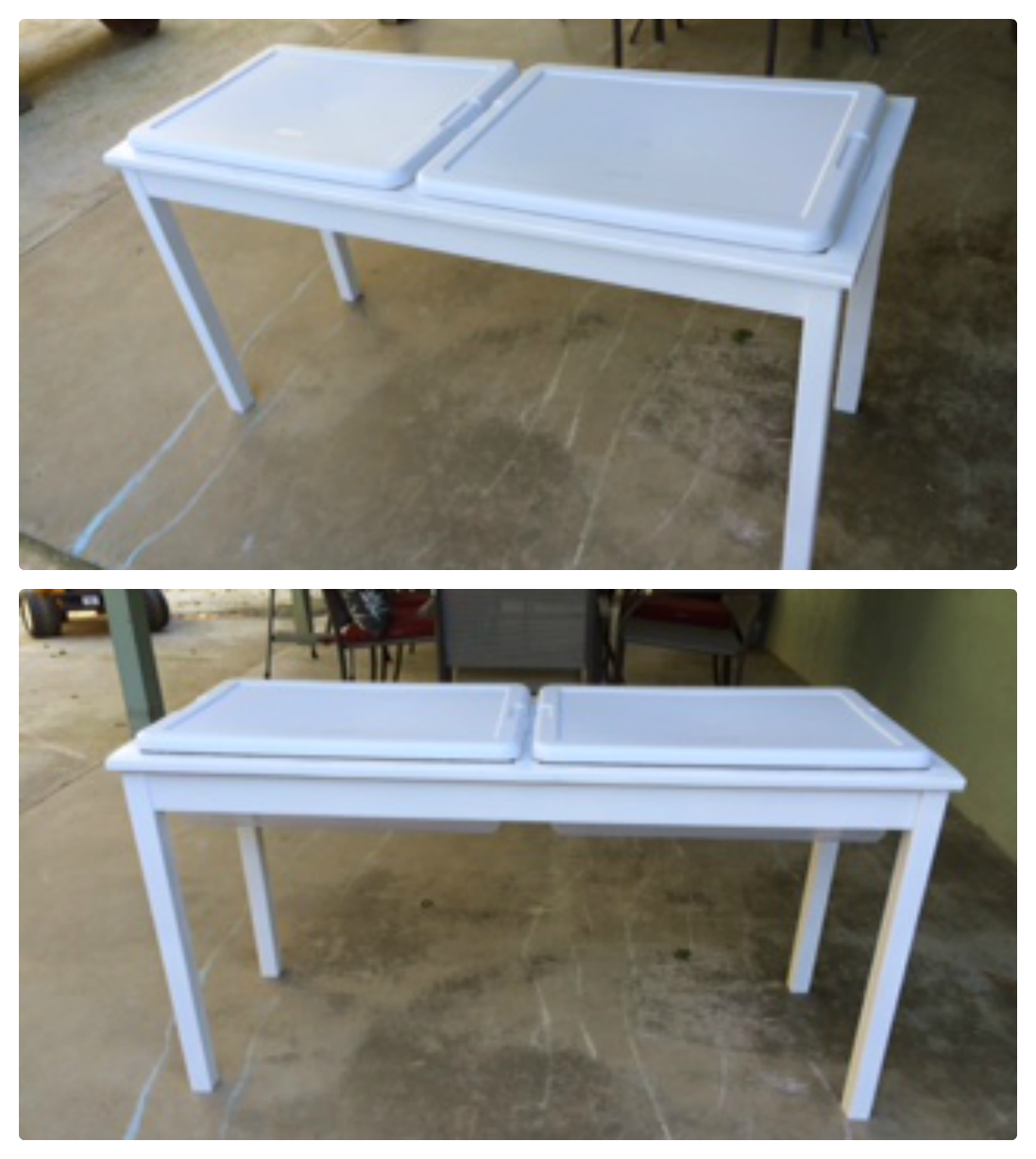 Popular with the Poplins Diy Sand and Water Table