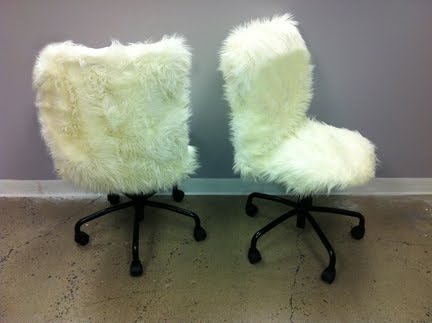 Fur Desk Chairs ~ Get Home Decorating
