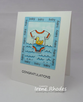 Congratulations by Irene features Loveable Laundry and Stitiched Onesie by Newton's Nook Designs; #newtonsnook