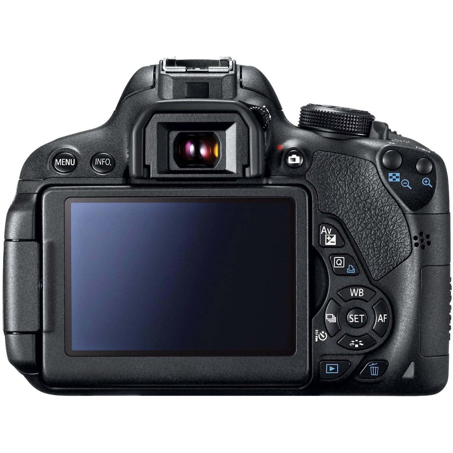 Canon EOS Rebel T5i Digital SLR Camera, rear view