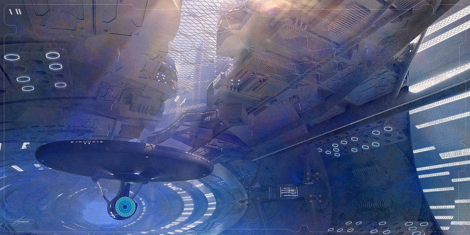 The Trek Collective The Art Of Starbase Yorktown From Sean