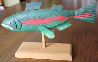 Carved Wood Fish Folk Art