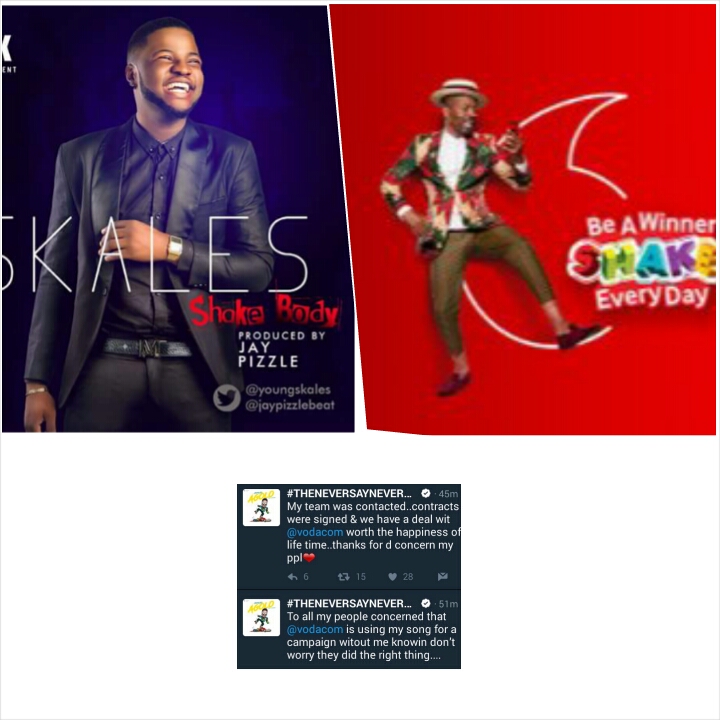 Skales Clears His Fans Over Shake Body Being Used As A Campaign Song By Vodacom Without His Consent Madein Krockcity