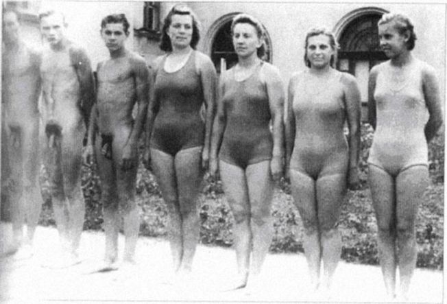 The YMCA's swimming instructors were women. 