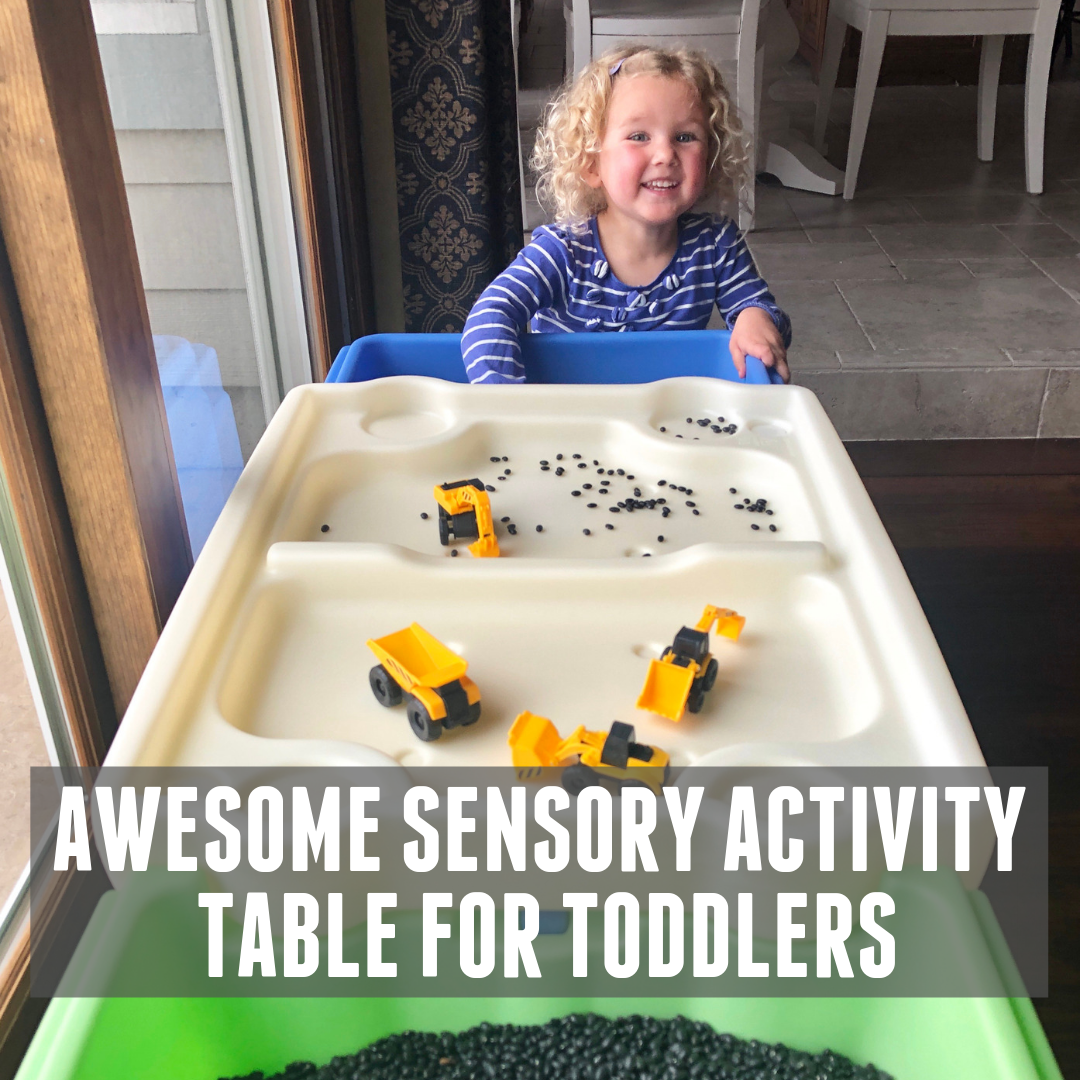 Toddler Approved! Awesome Toddler Sensory Activity Table!