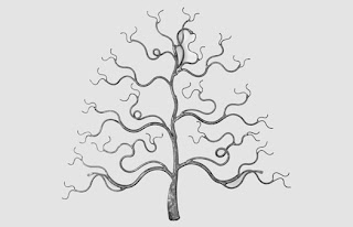 Silver Word Weave Tree