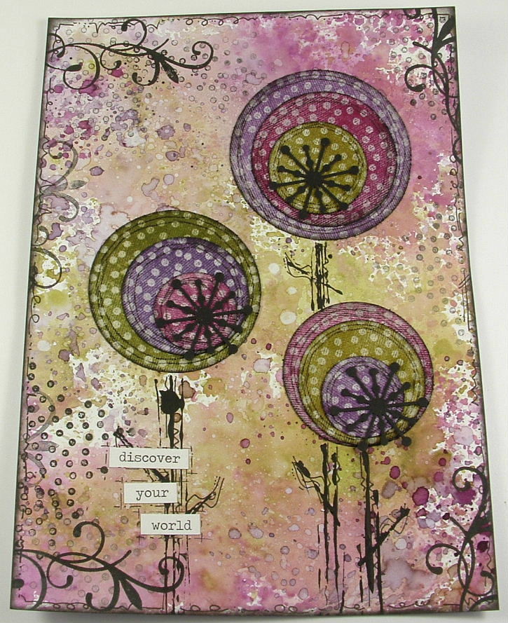 Ink,Paint, Beads: Dotty Canvas!