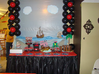 dessert table