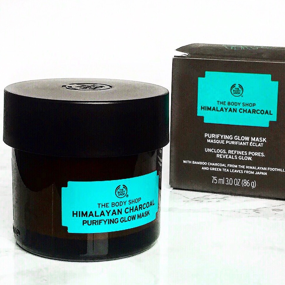 The Body Shop Himalayan Charcoal Purifying Glow Mask Maiyabellexo