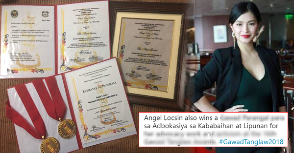 Angel Locsin Receives A Gawad Parangal At The 16th Gawad Tanglaw Awards For Her Advocacy Work And Activisim Angel Locsin Receives A Gawad Parangal At The 16th Gawad Tanglaw Awards For Her Advocacy Work And Activisim