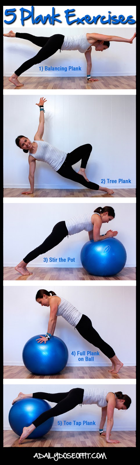 5 Difference Plank Exercises to Strengthen Your Core