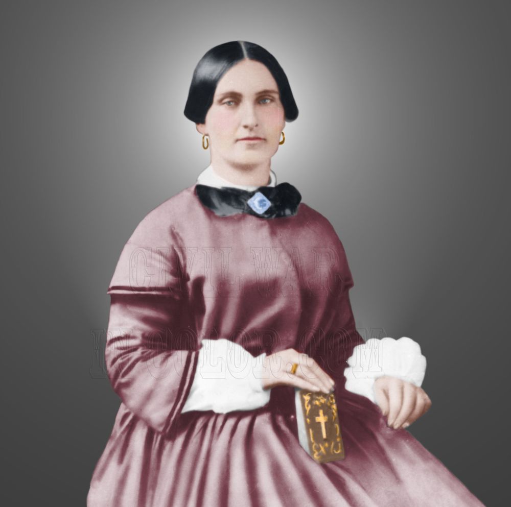 Mary Surratt. Another member of Booth's assassination plot. 1st woman to hang by the government.