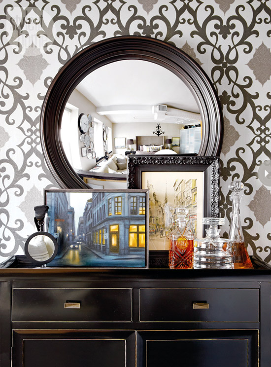 Achados de Decoração Achados de Decoração, blog de decoração, decoração vermelho e preto, decoração de apartamento pequeno