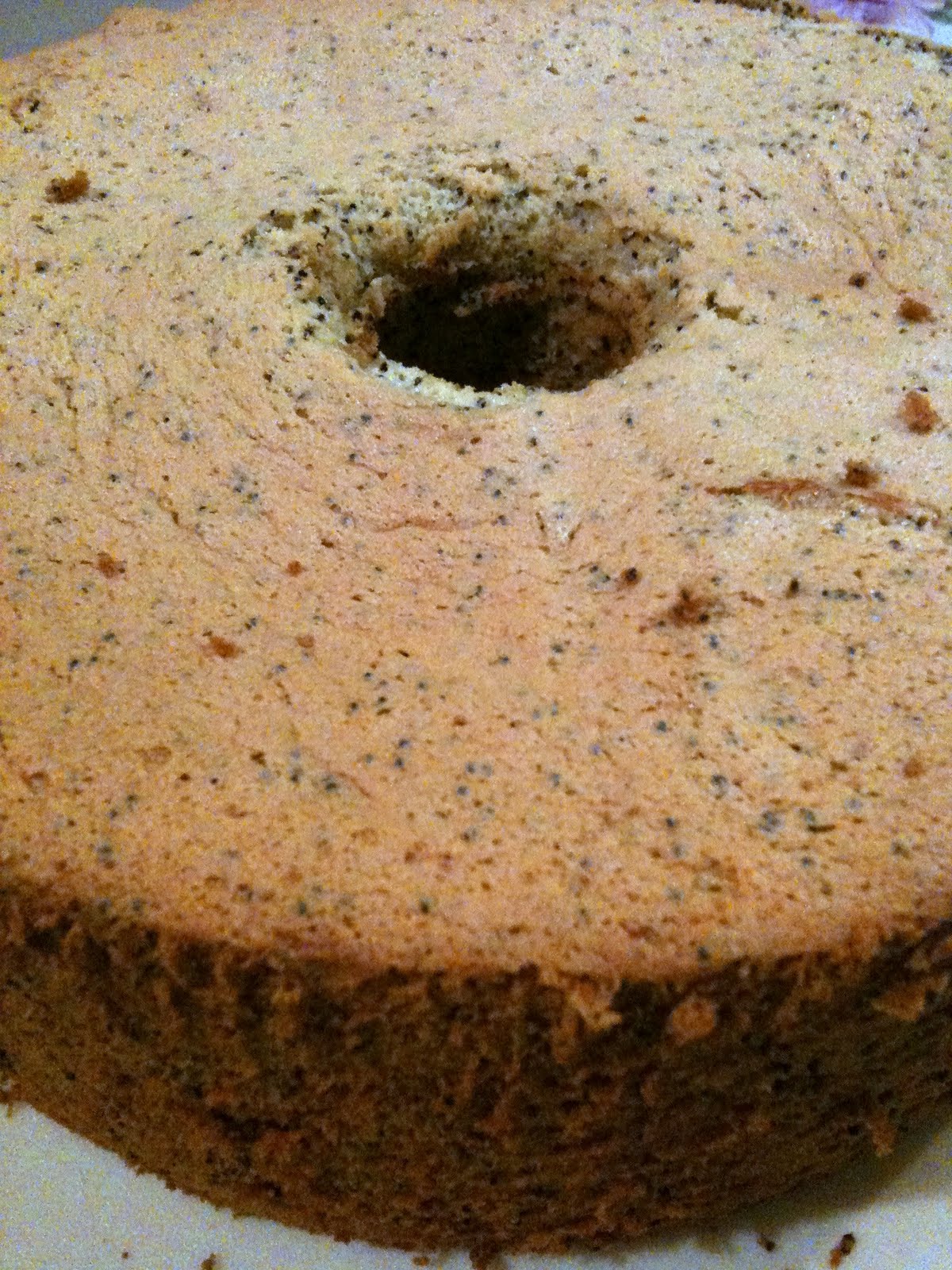 Tender Loving Care Orange Poppy Seed Chiffon Cake