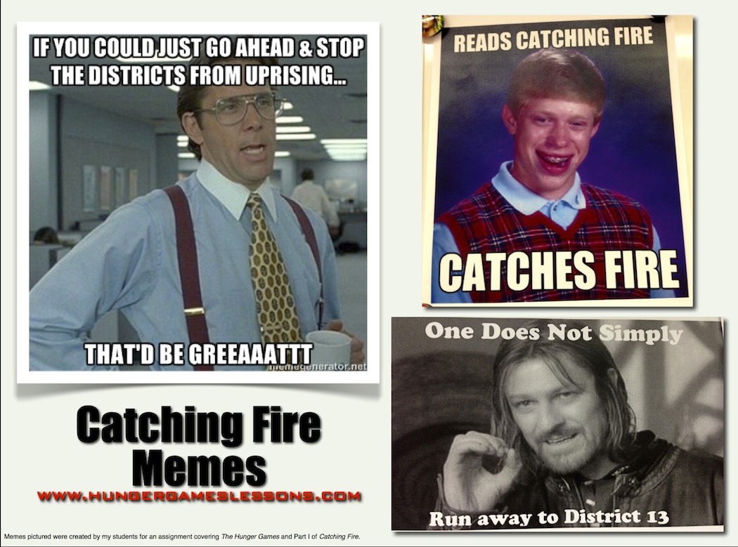 Hunger Games Lessons Meme Assignment Your Students Will Love