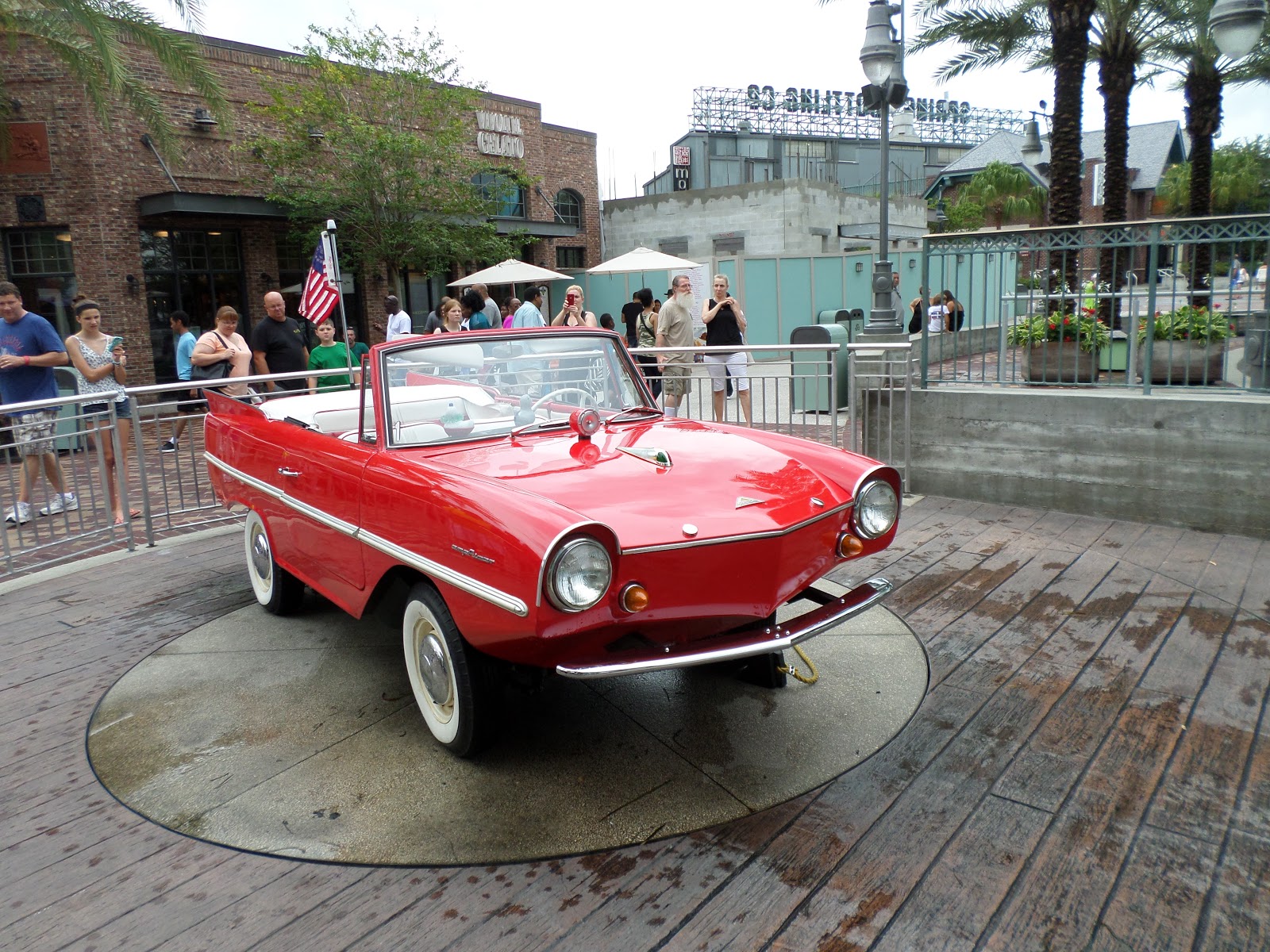 boat car disney springs