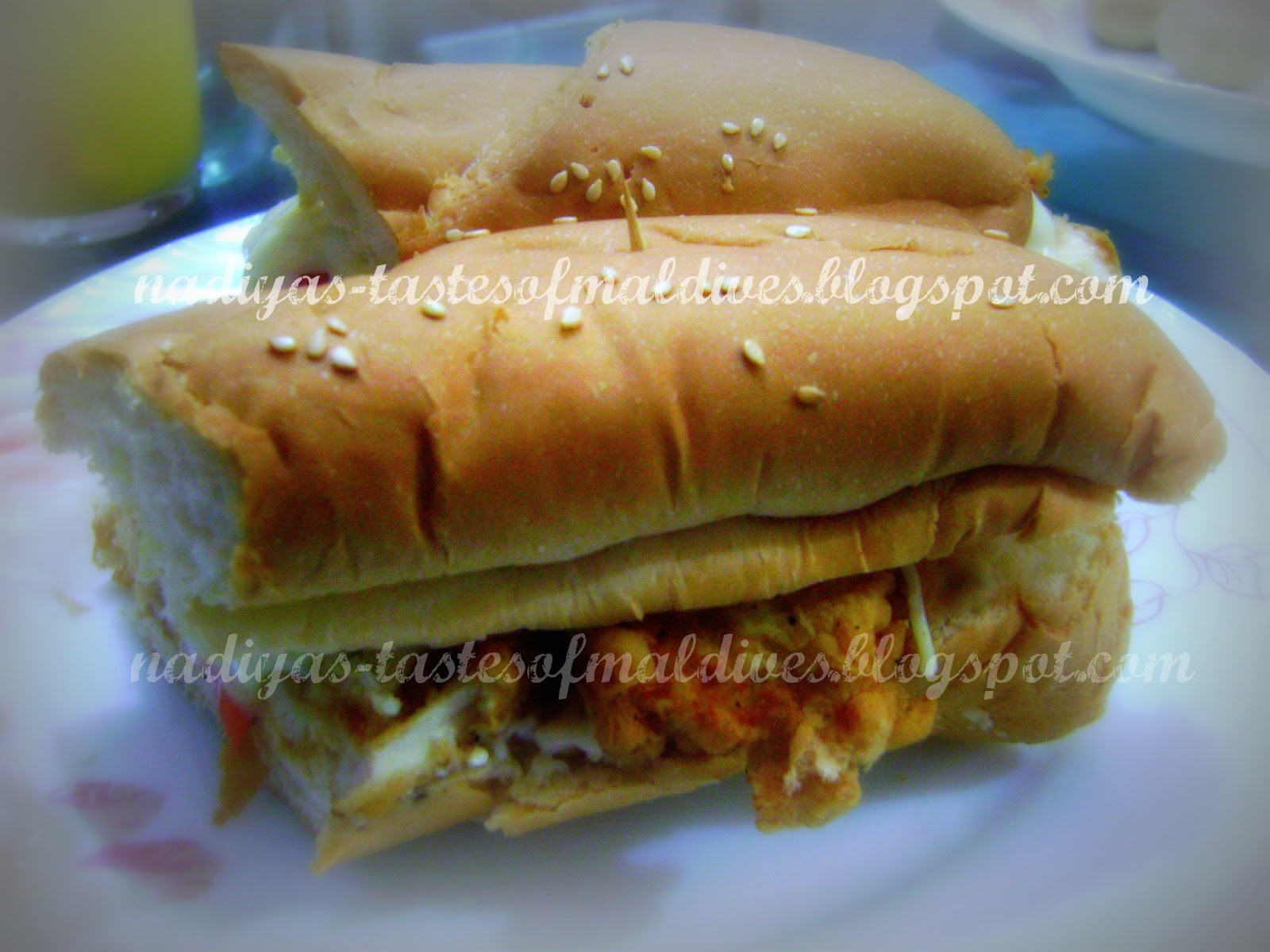 Nadiya's Tastes Of Maldives Crunchy Chicken Submarine with Italian