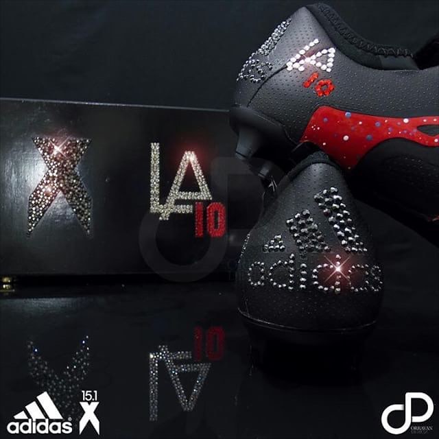 Swarovski Crystal Alexandre Lacazette Adidas X Boots Revealed - Footy Headlines