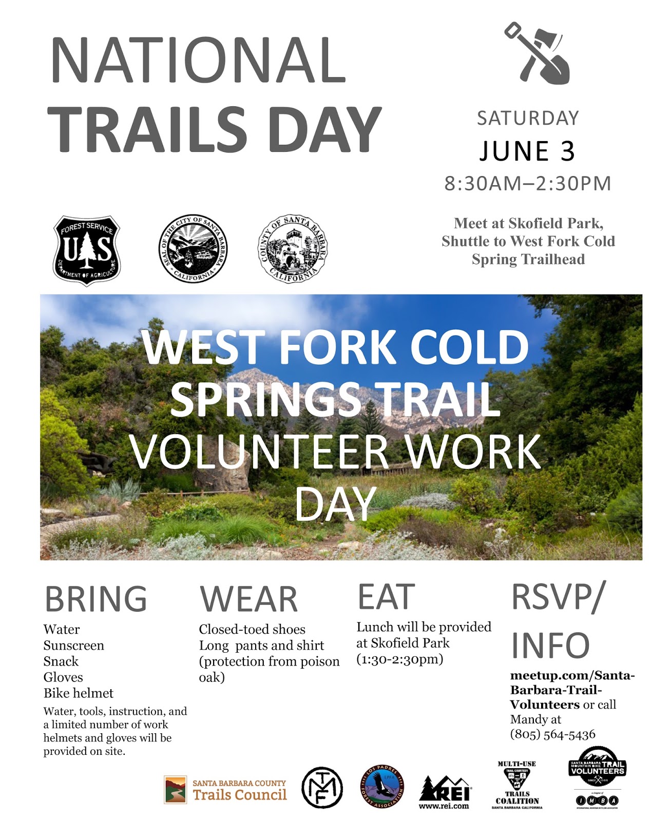 Multiuse Trails Coalition National Trails Day is June 3rd Be There!