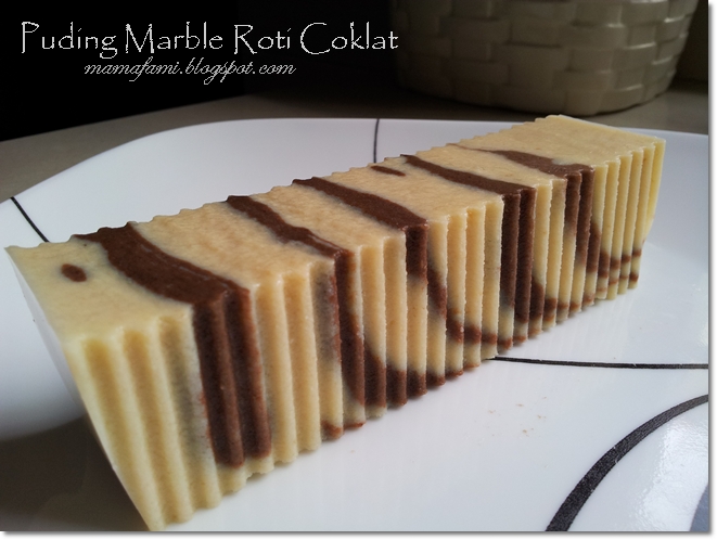 Resepi Puding Marble Roti Coklat Kongsi Resepi
