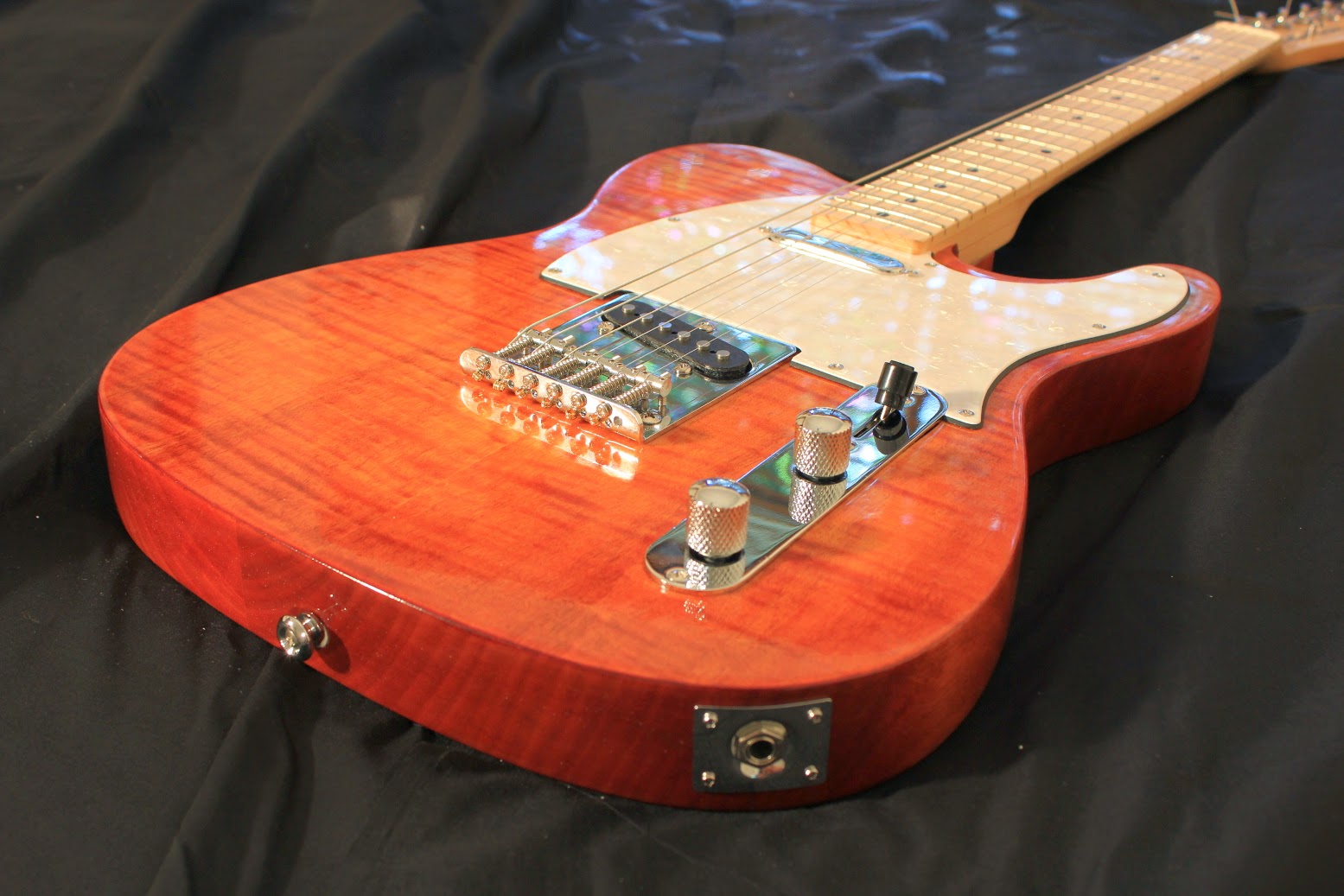 Guitar Kit Builder: Flamed Telecaster: She's All Done.