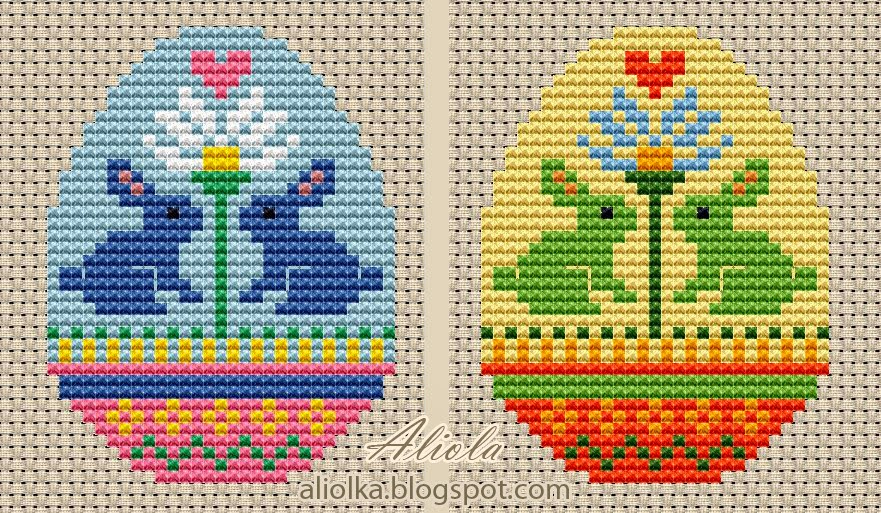 Пасхальная вышивка крестом. Обсуждение на LiveInternet - Российский ...