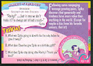 My Little Pony "My Little Spiky Wikey!" Series 1 Trading Card