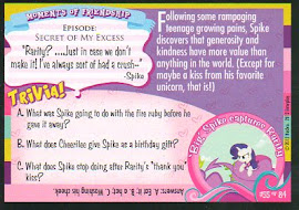 My Little Pony "My Little Spiky Wikey!" Series 1 Trading Card