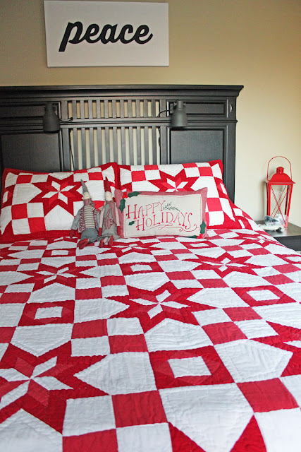 Christmas Bedroom Decorating- Itsy Bits And Pieces