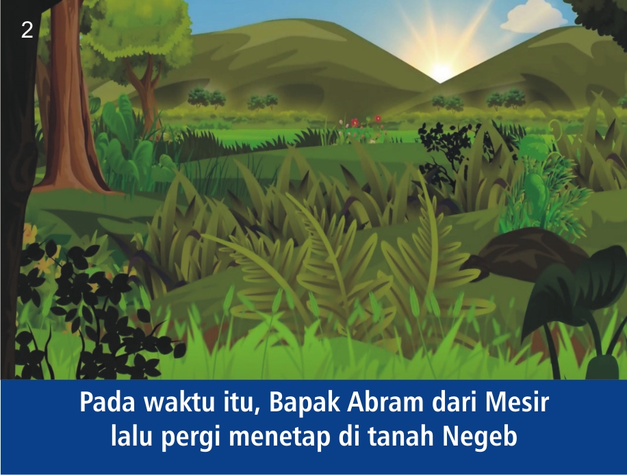 Komik Alkitab Anak Abram dan Lot Berpisah