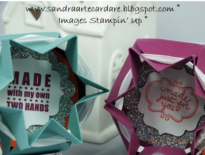 SandraArteCardare Jam Jar Presentation Boxes using Stampin' Up Supplies