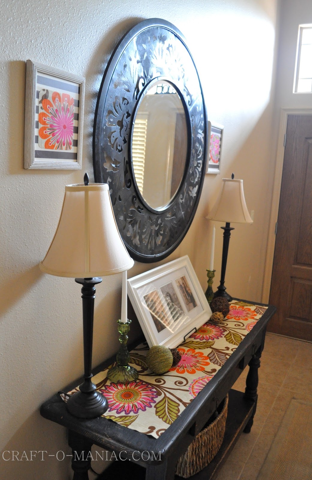 New Entry Look~ with the Help from HGTV's home line of Fabrics - 700 N  COTTAGE, image size:1041x1600