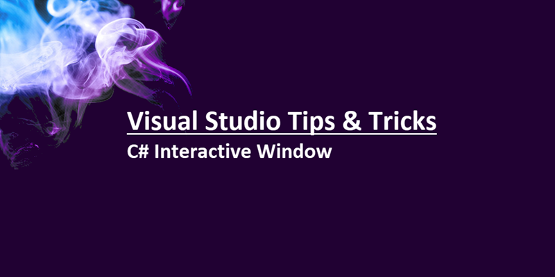 Do you know that, you can easily copy code from C# Interactive Window?