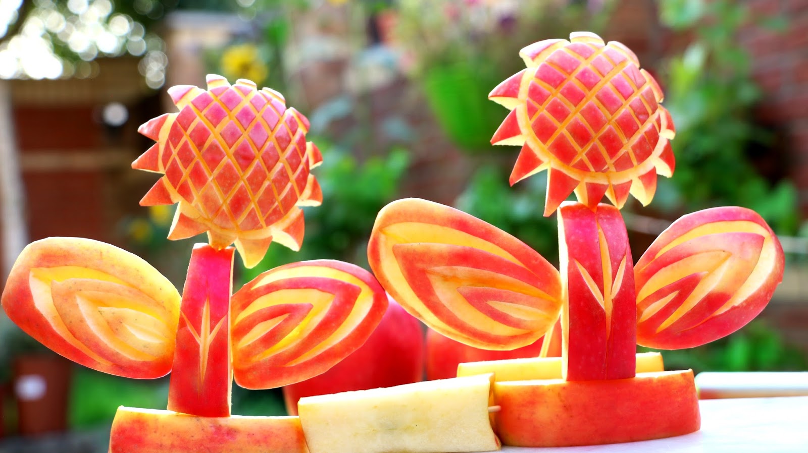 ItalyPaul Art In Fruit & Vegetable Carving Lessons 🌻🌻🌻 How To Make