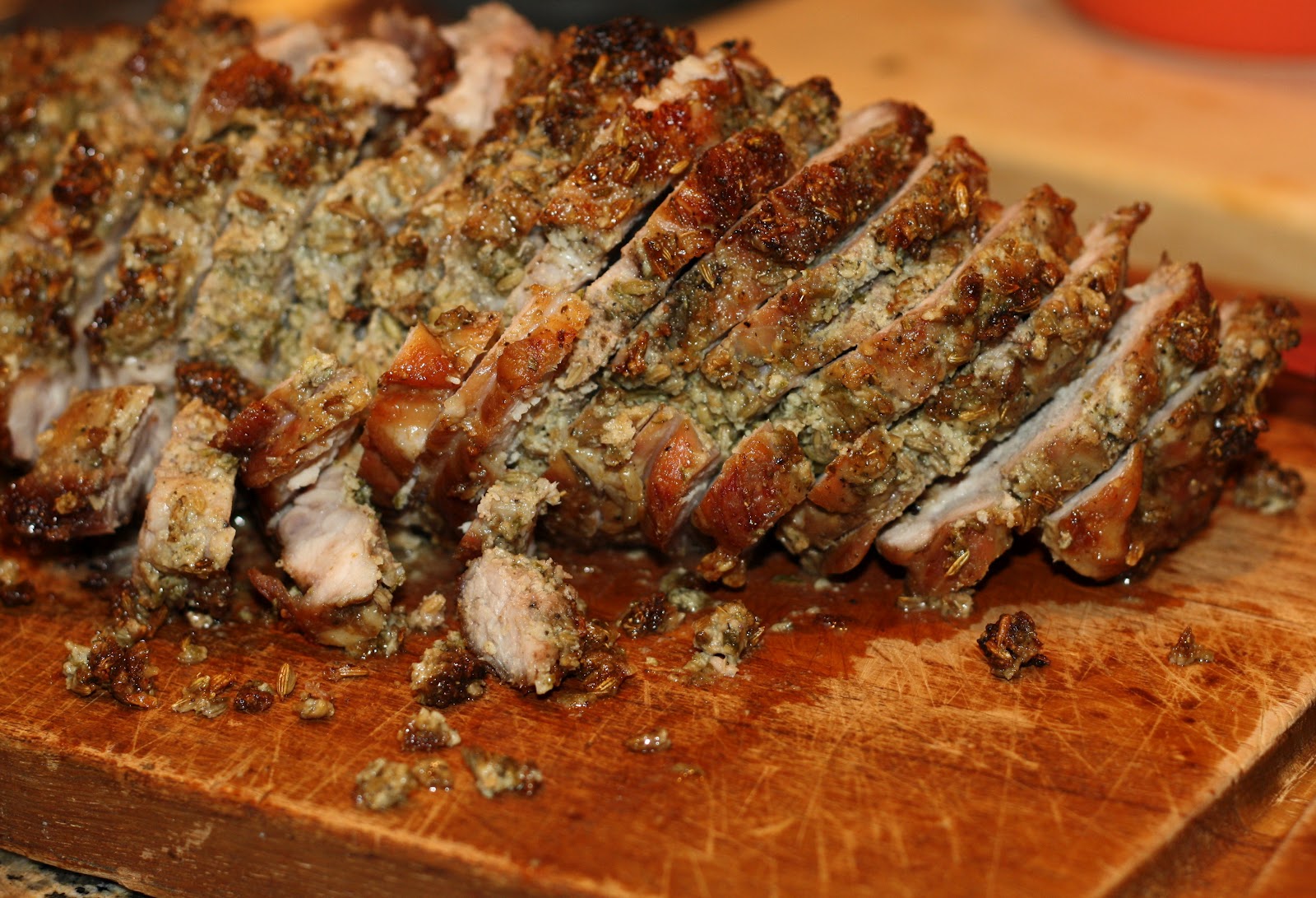 what's for dinner? roast pork... 3 hours and 30 minutes