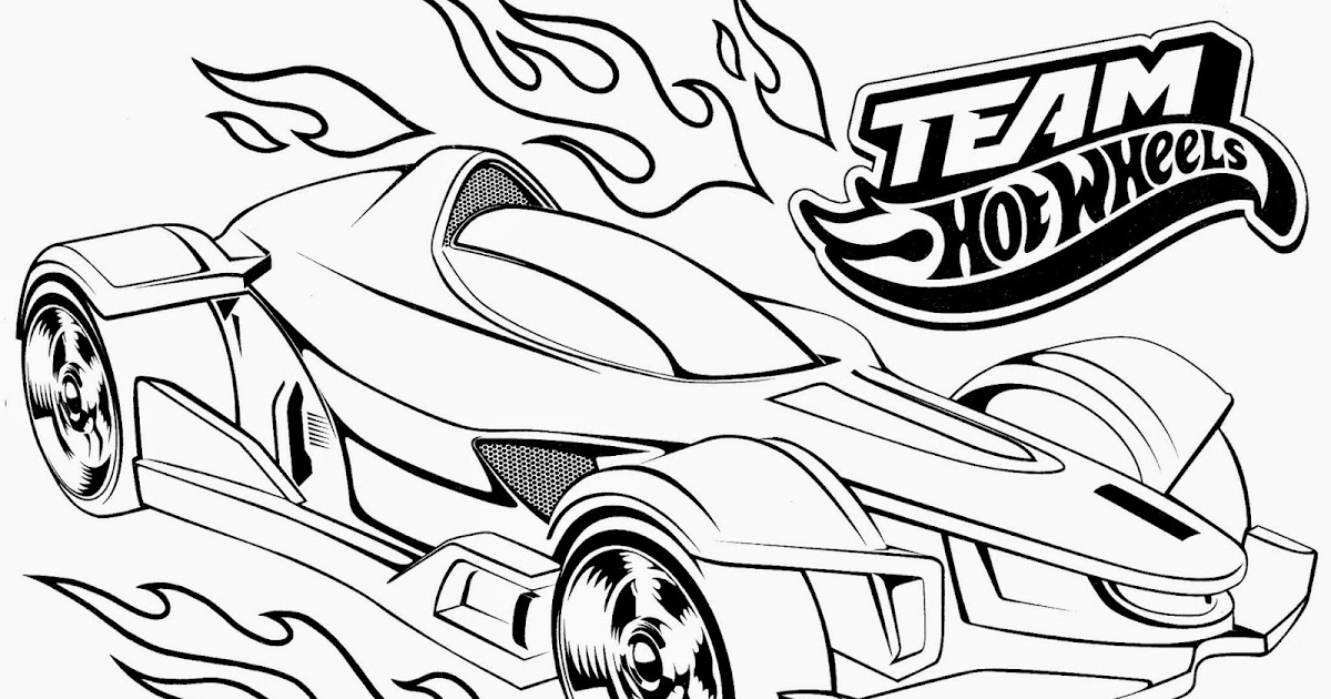 Hot Wheels Racing League Hot Wheels Coloring Pages Set 5