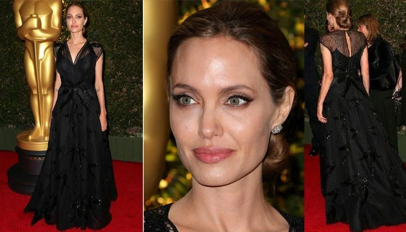 Angelina Jolie in Atelier Versace – Governors Awards 2013