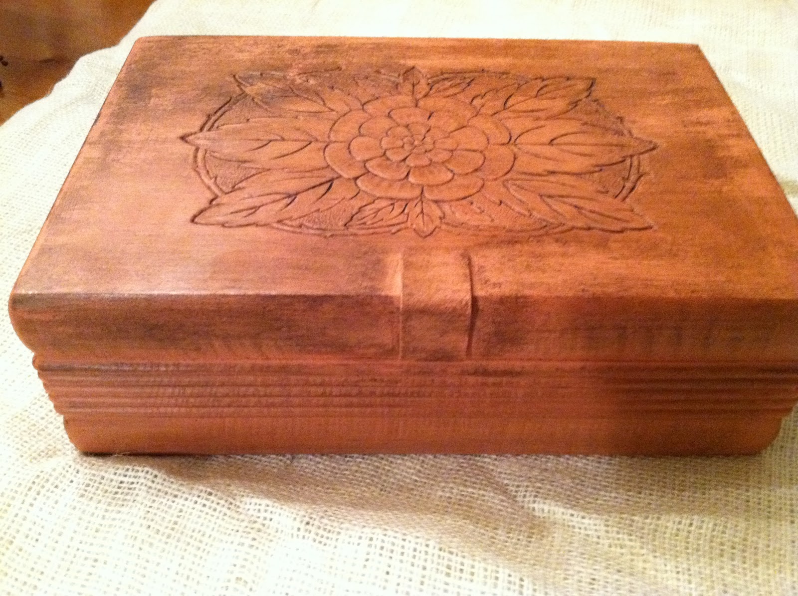 The Blessed Nest Old Wooden Box For Sale
