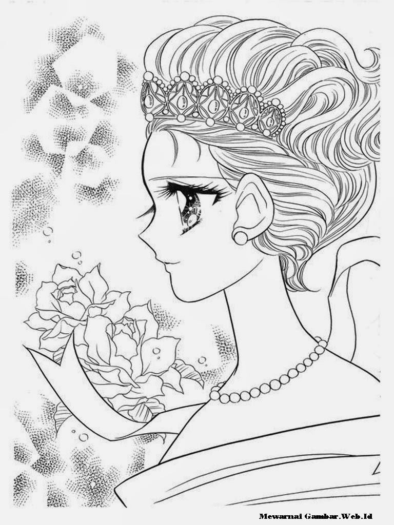Gambar Mewarnai Happy Paradise Untuk Anak Perempuan | Mewarnai Gambar