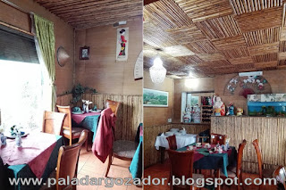 Casa de Bambu vietnamita comedor interior