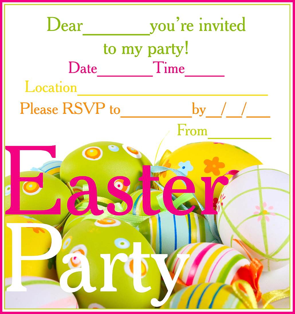 EASTER COLOURING FREE PRINTABLE EASTER PARTY INVITATIONS EASTER COLOURING FREE PRINTABLE EASTER PARTY INVITATIONS