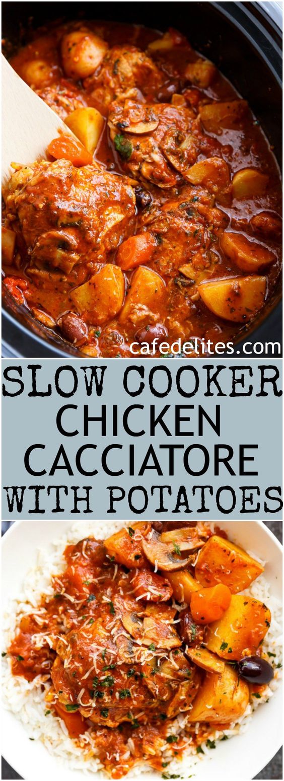Best Slow Cooker Chicken Cacciatore Recipe