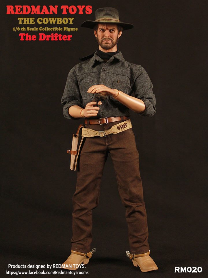 toyhaven REDMAN TOYS 1/6th scale The Drifter Cowboy 12inch
