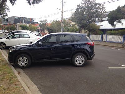 Rising waistline of the CX-5 disguises any slab sidedness  