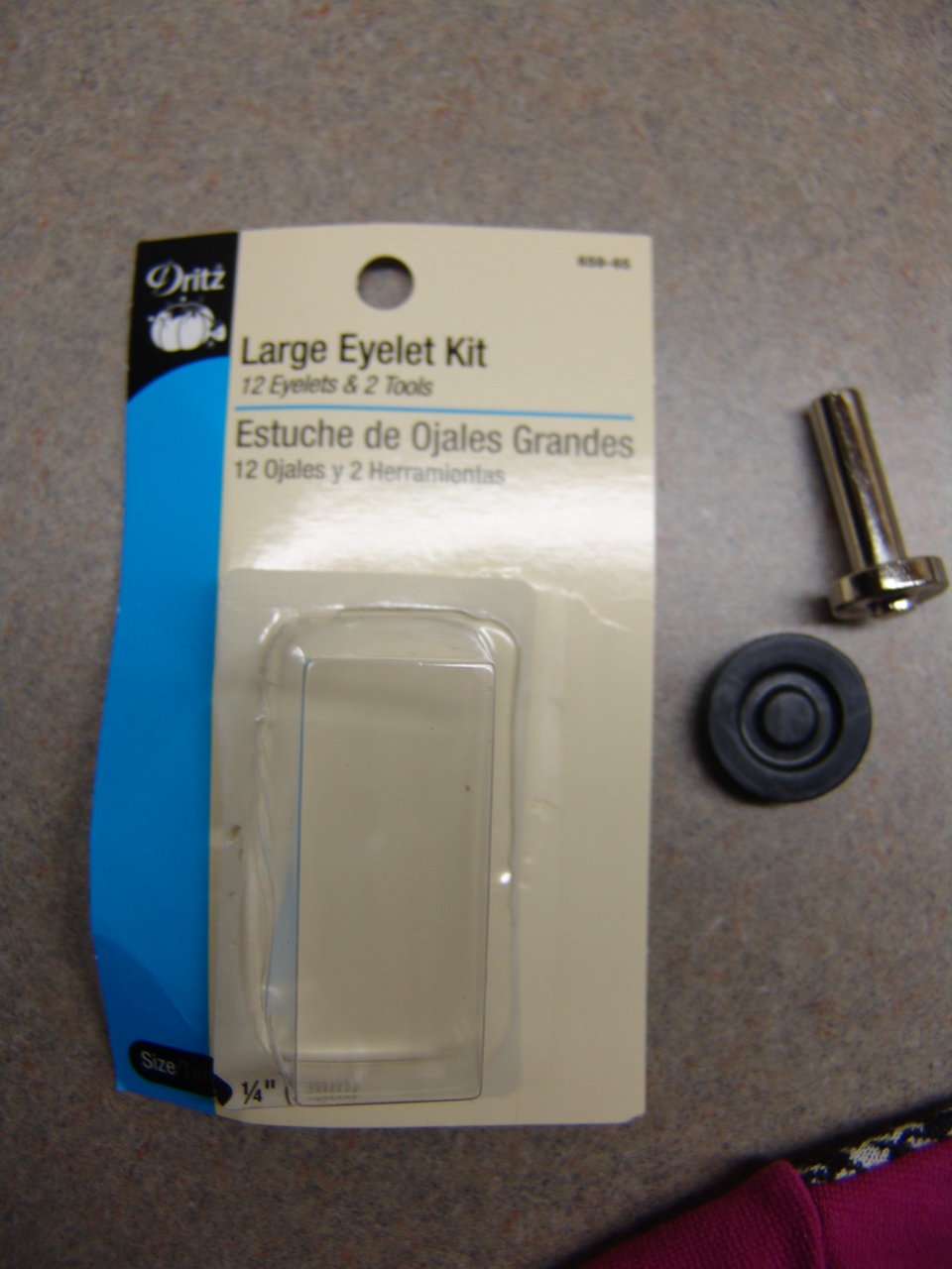 Creation Elation Putting in Grommets